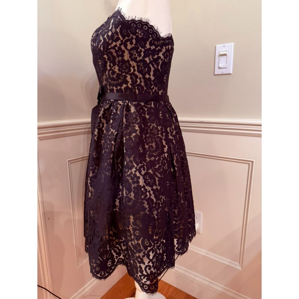 Robert Rodriguez Target Neiman Marcus Lace Strapless Cocktail Dress Size 6 - Picture 2 of 13